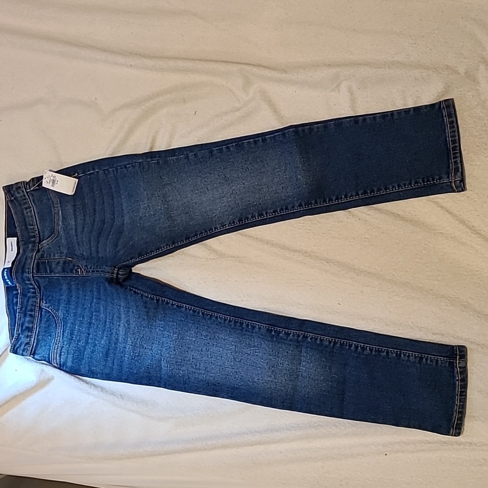 Girls slip-on, straight leg jeans